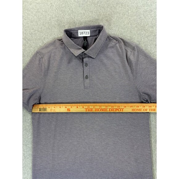 Lululemon Athletica TECH Short Sleeve Performance Polo Shirt (Men's Large) - Picture 5 of 10